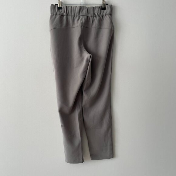 Lululemon On the Fly 7/8 *Woven Mid Rise Straight Leg Pants Carbon Dust Gray 2 - Picture 3 of 9